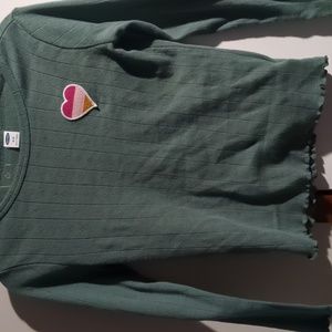 Kids Patterned Heart Shirt